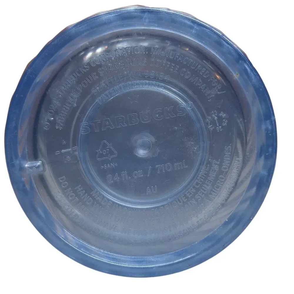 Starbucks Iridescent blue swirl 2024 venti 24 oz tumbler drink travel cup